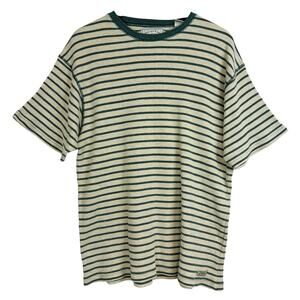 Vintage 90s American Eagle Outfitters Waffle Knit Stripe Tee Shirt Mens - XL